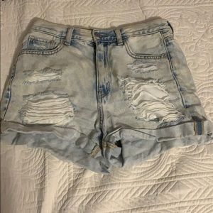 American eagle jean shorts